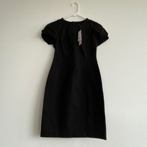 Black fitted dress